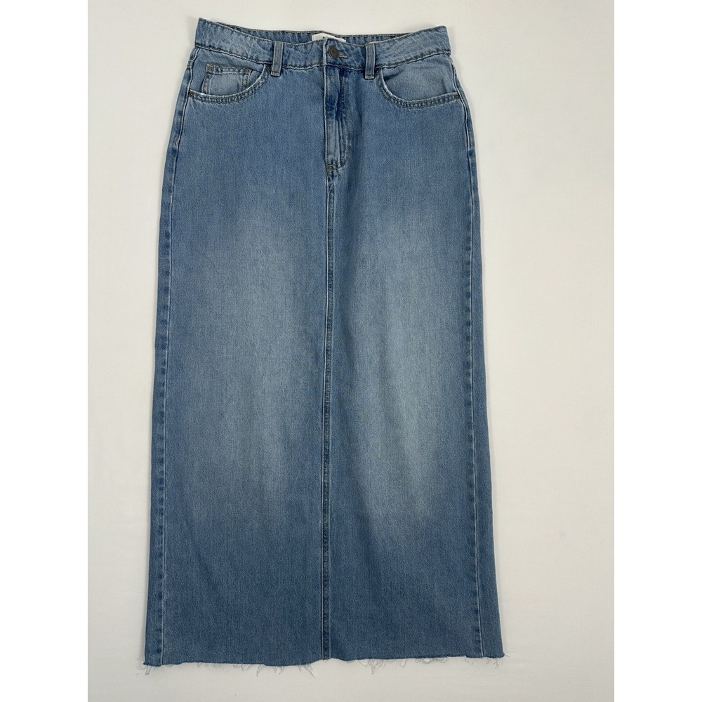 Cotton On Blake Denim Maxi Skirt, Sz: 6 Y2K, 90s
